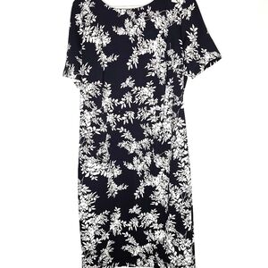 Vince Camuto Delicate Foliage Scuba Dress